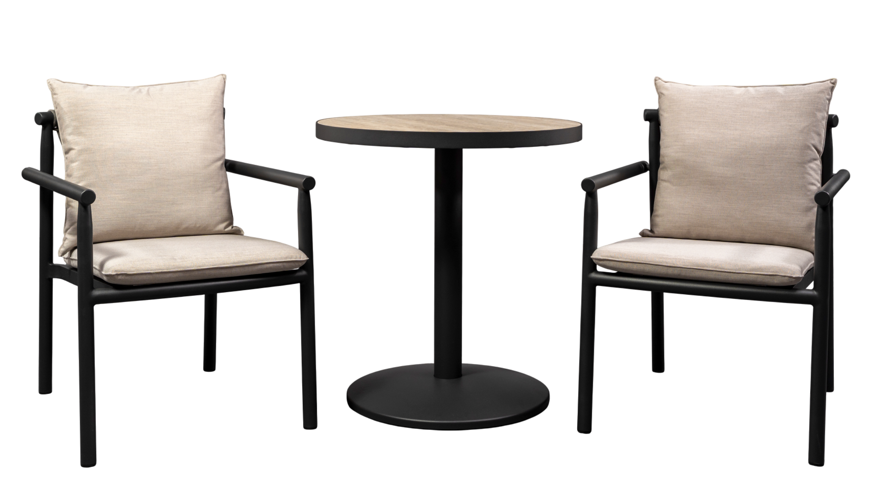 Elegant Sintered Stone 28" Bistro Table