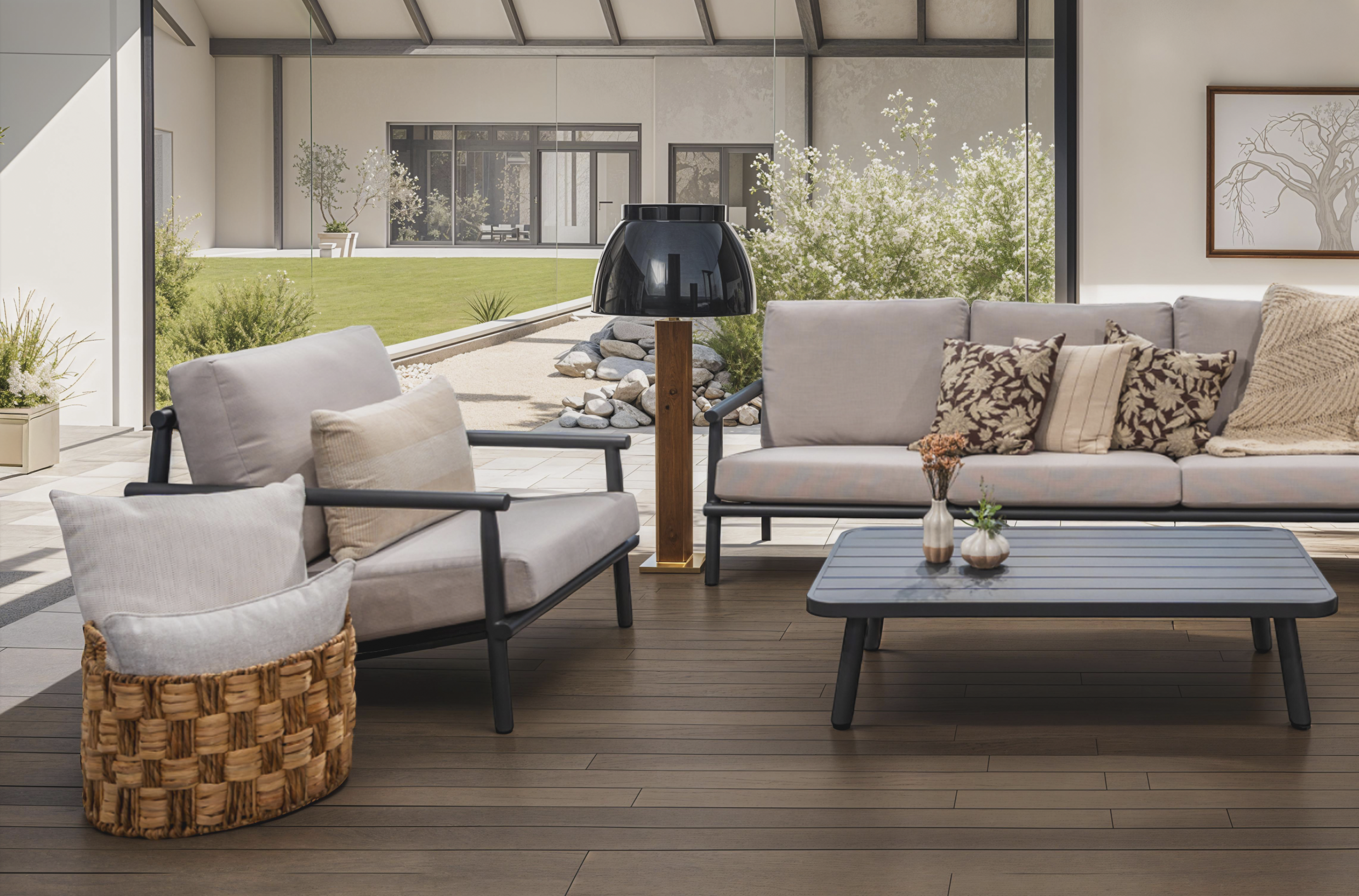 Elegant 4 Piece Sofa Set - Olefin