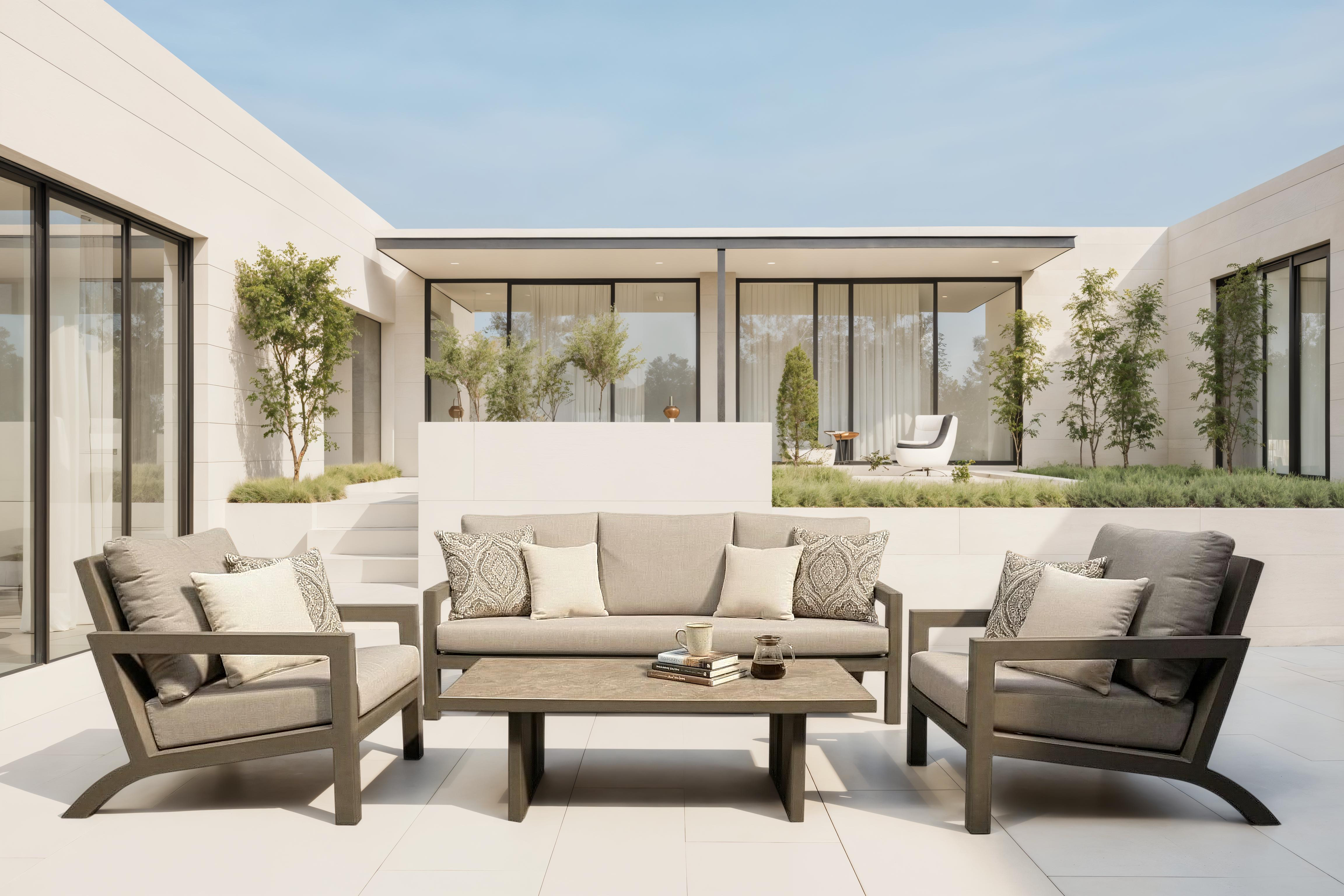 Larkspur 6 Piece Sofa Set with Swivel Chairs