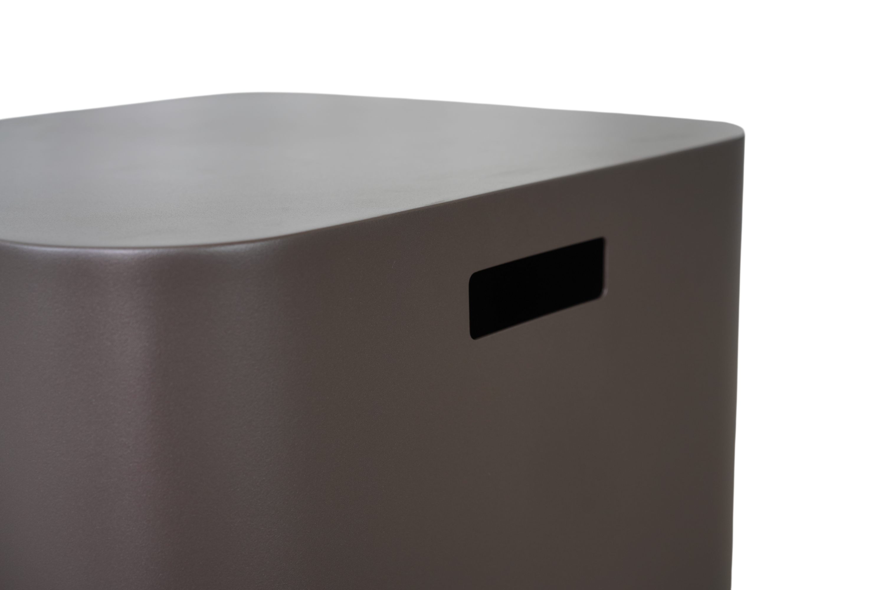 Maui Side Table Propane Tank Storage