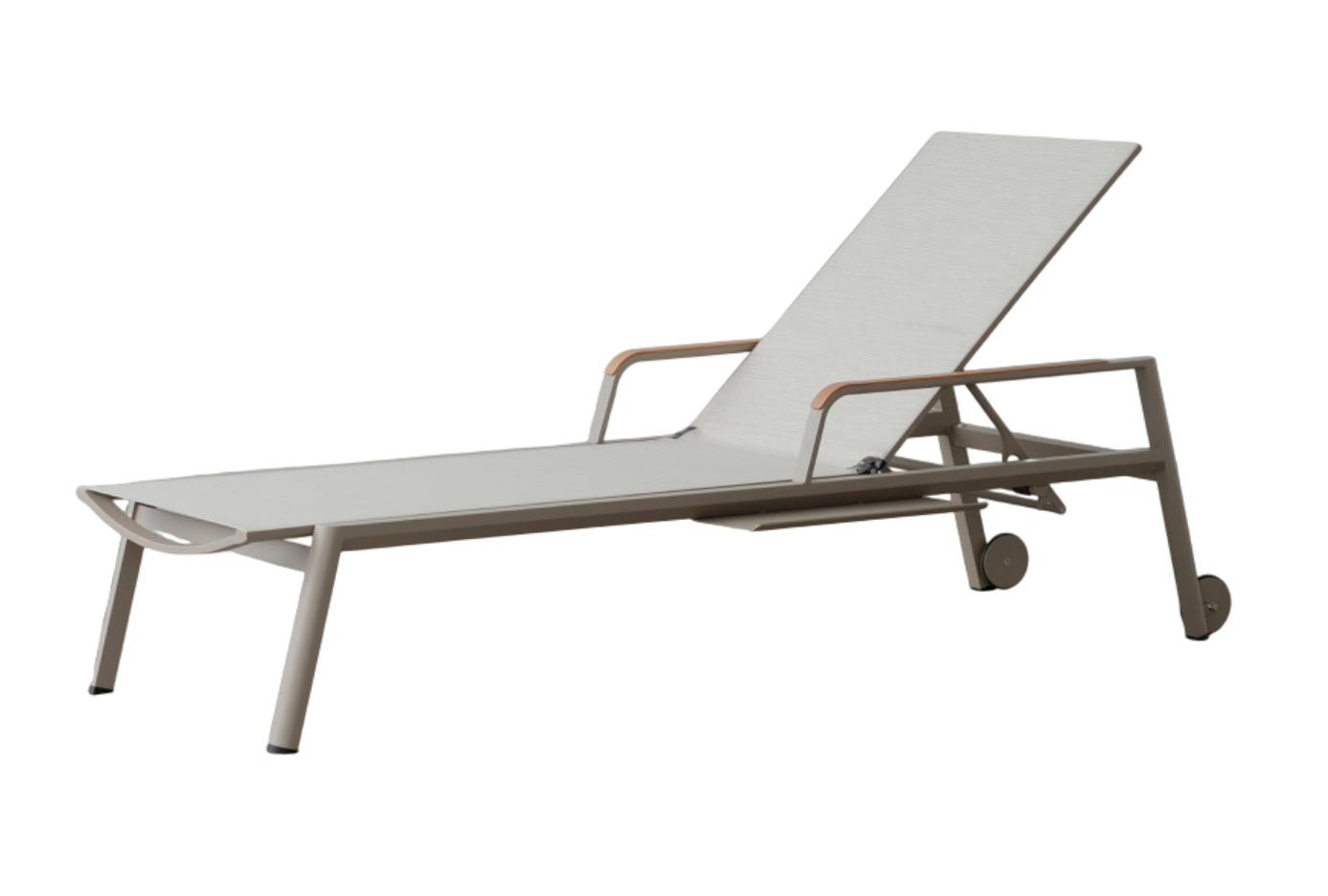 Capri Sling Chaise Lounge - Armrest