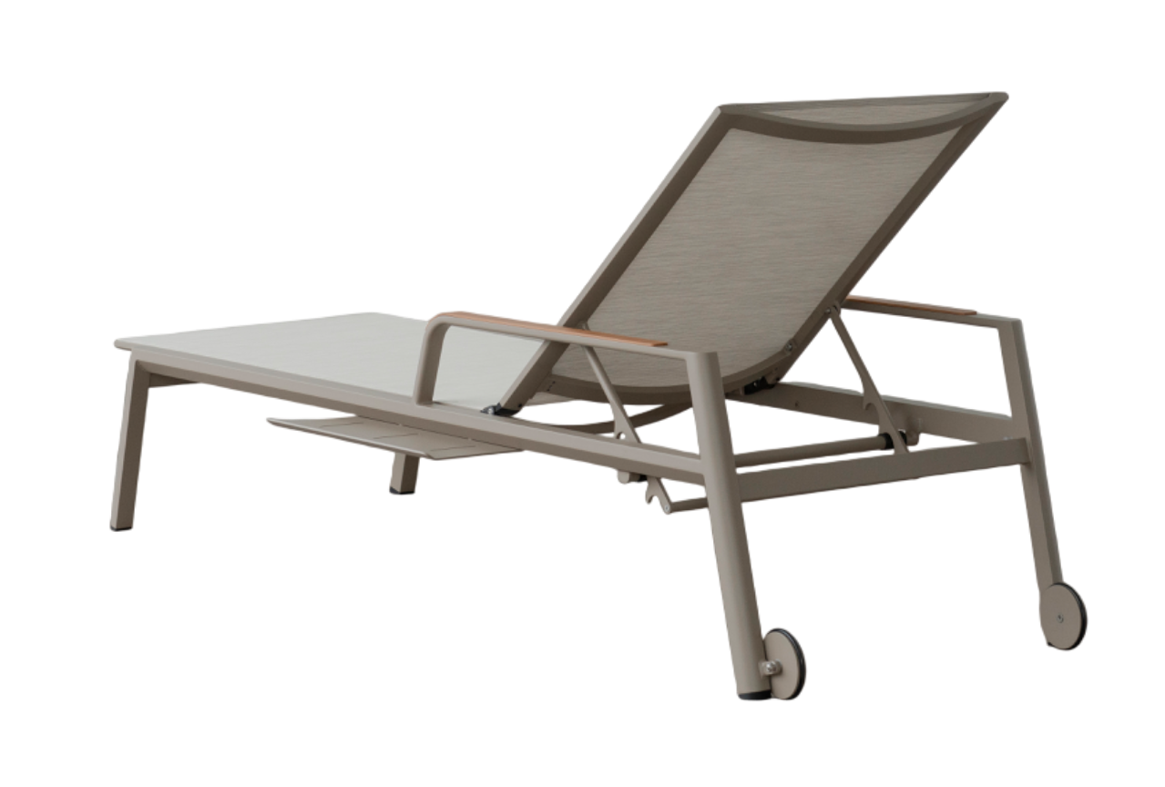 Capri Sling Chaise Lounge - Armrest