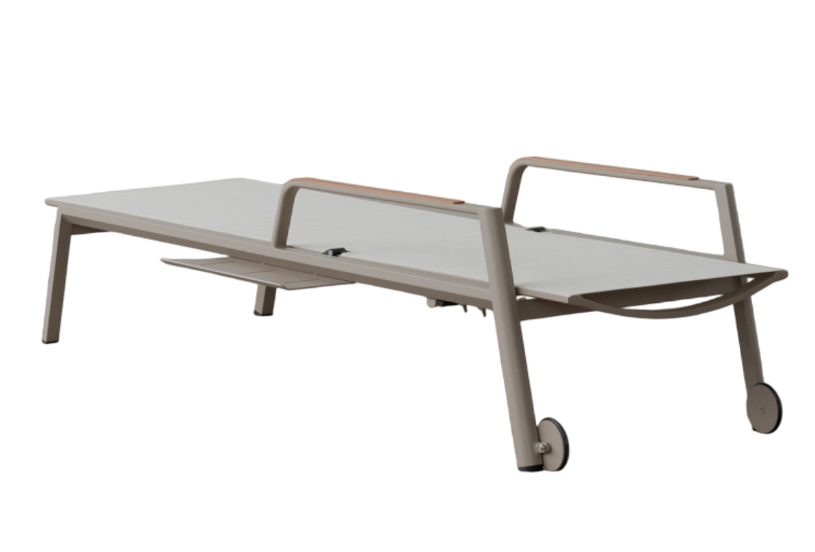 Capri Sling Chaise Lounge - Armrest