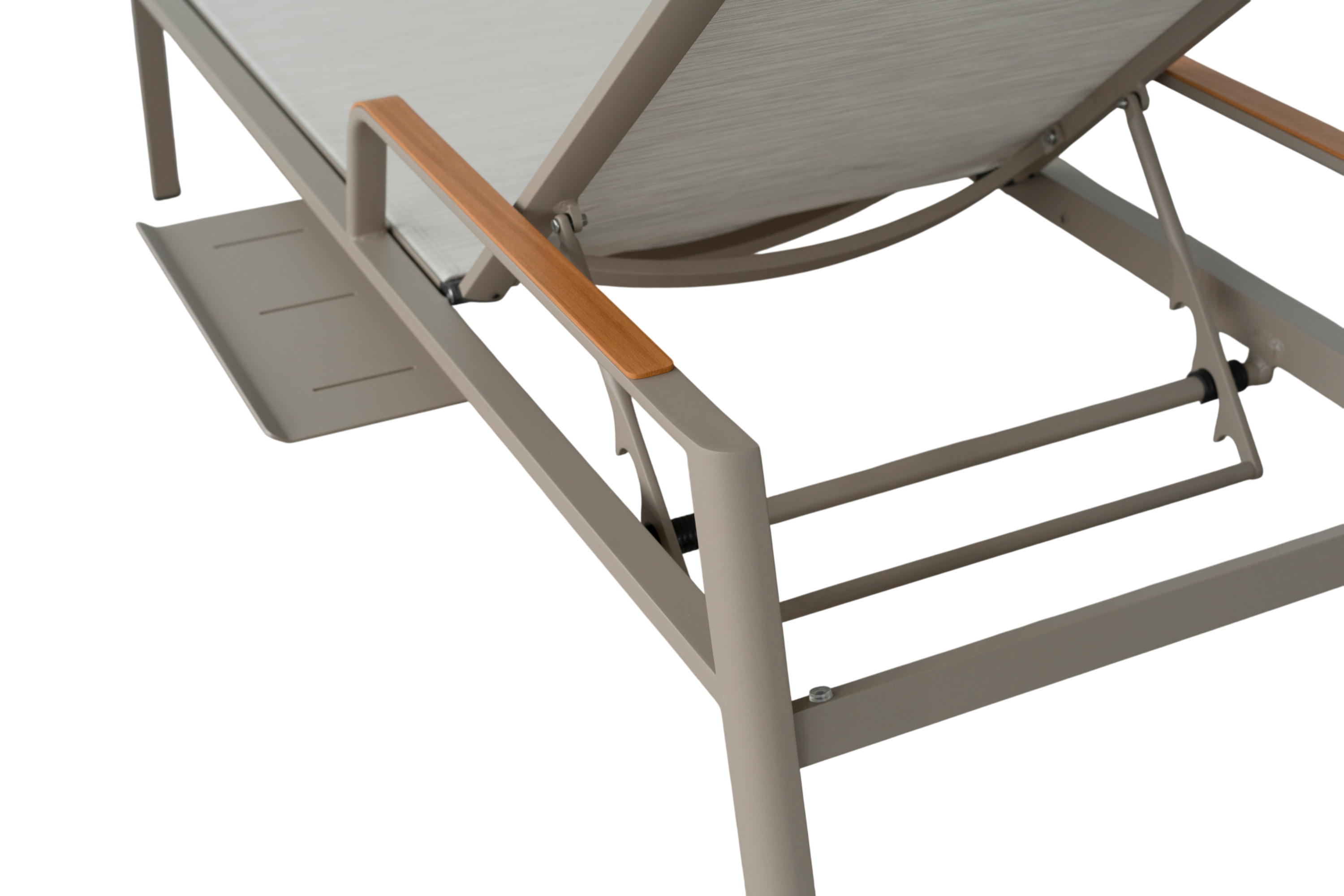 Capri Sling Chaise Lounge - Armrest