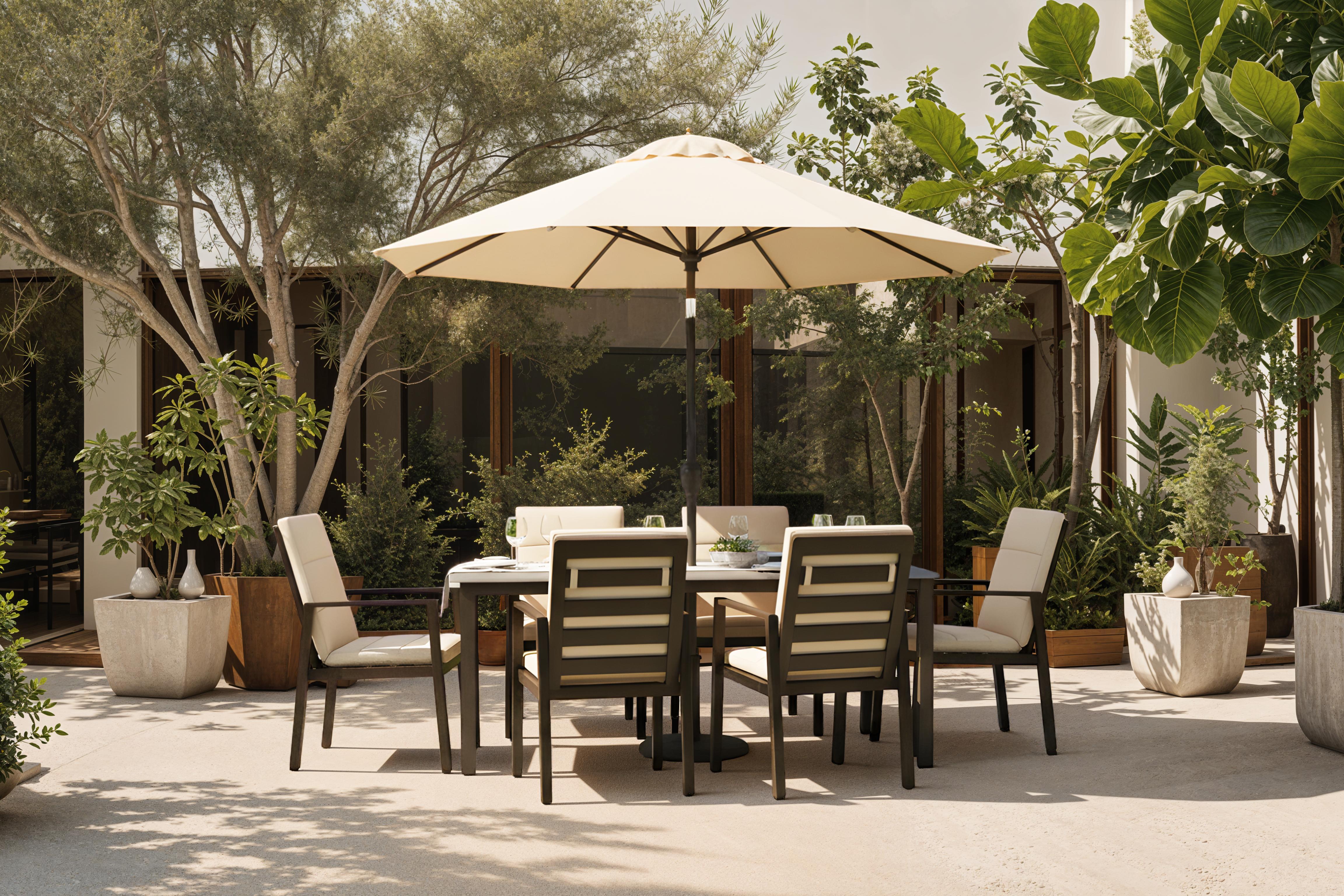 Venetia 7 Piece Dining Set - Sunbrella