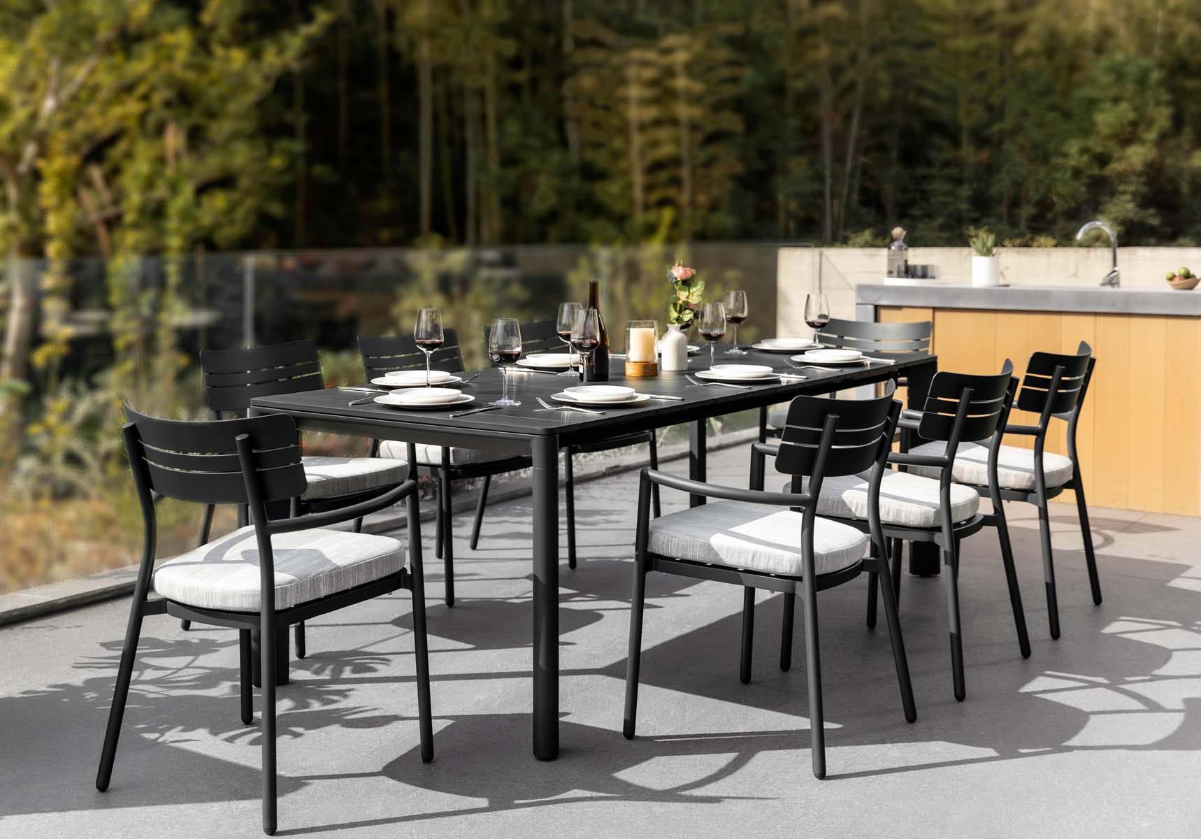 Vienna 9 Piece Dining Set