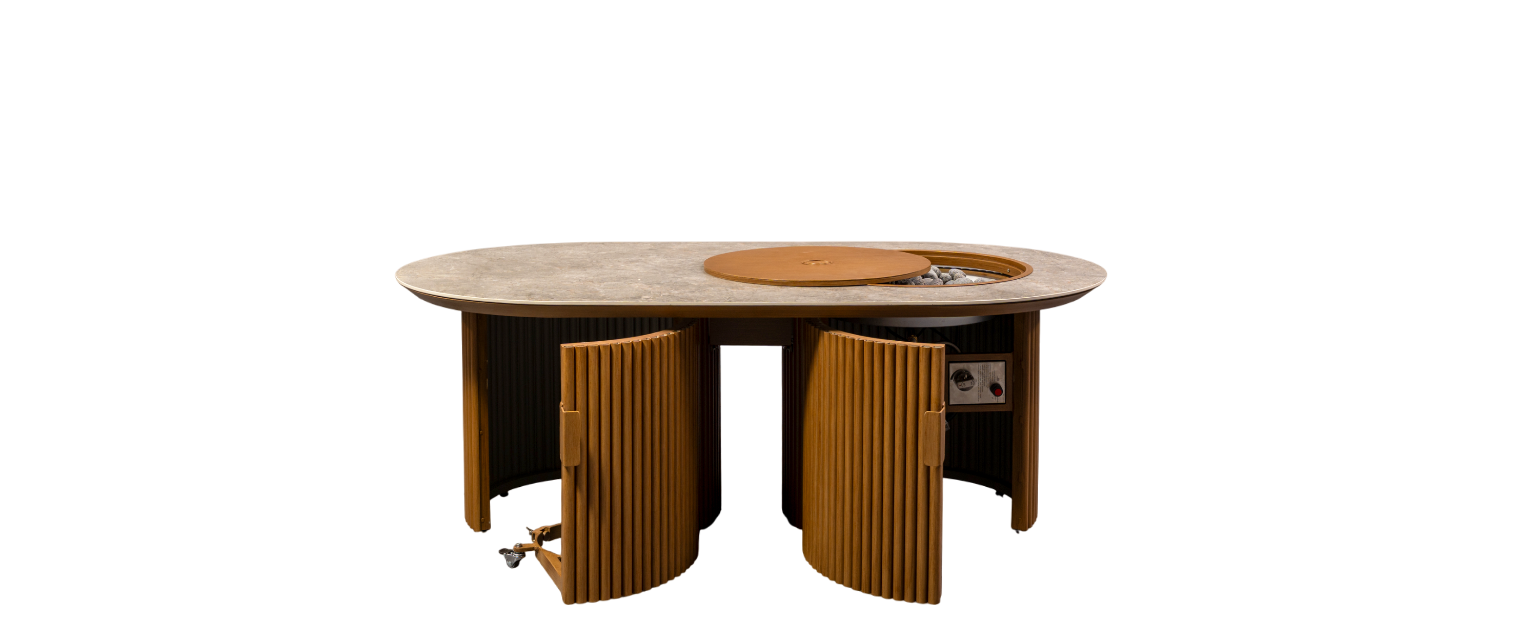 Bowery  Fire Pit Coffee Table