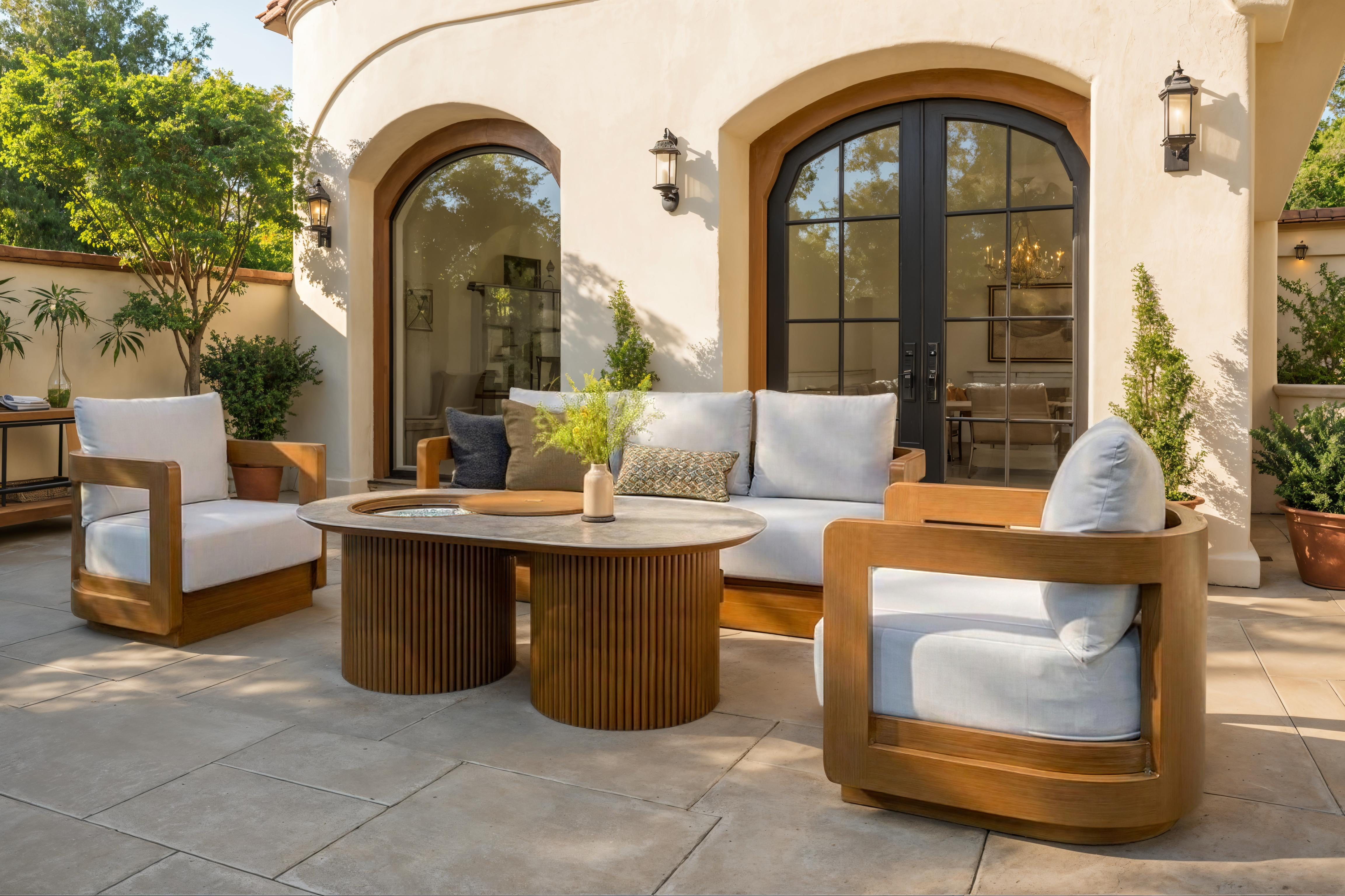 Bowery  Fire Pit Coffee Table