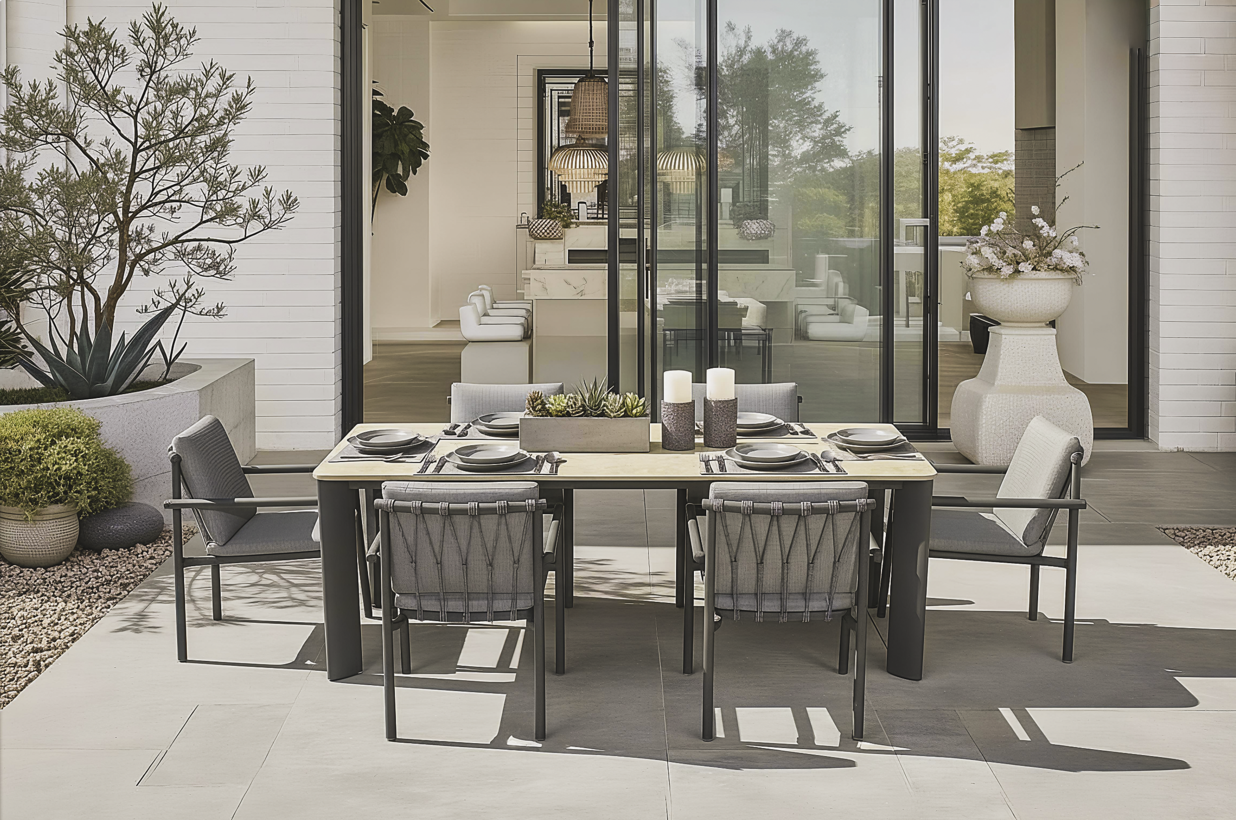 Elegant Sintered Stone Dining Table