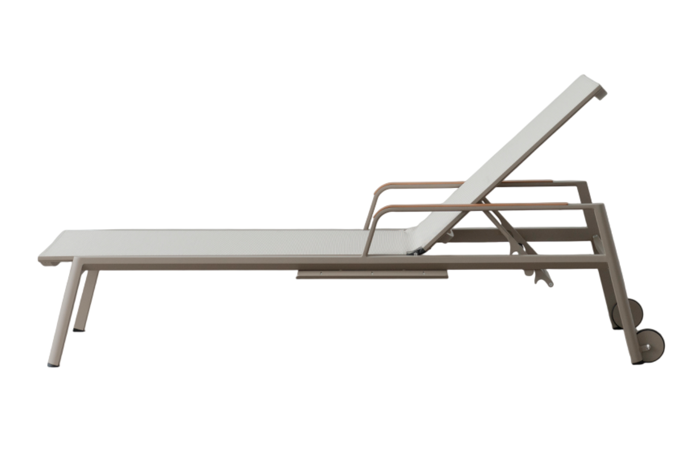 Capri Sling Chaise Lounge - Armrest
