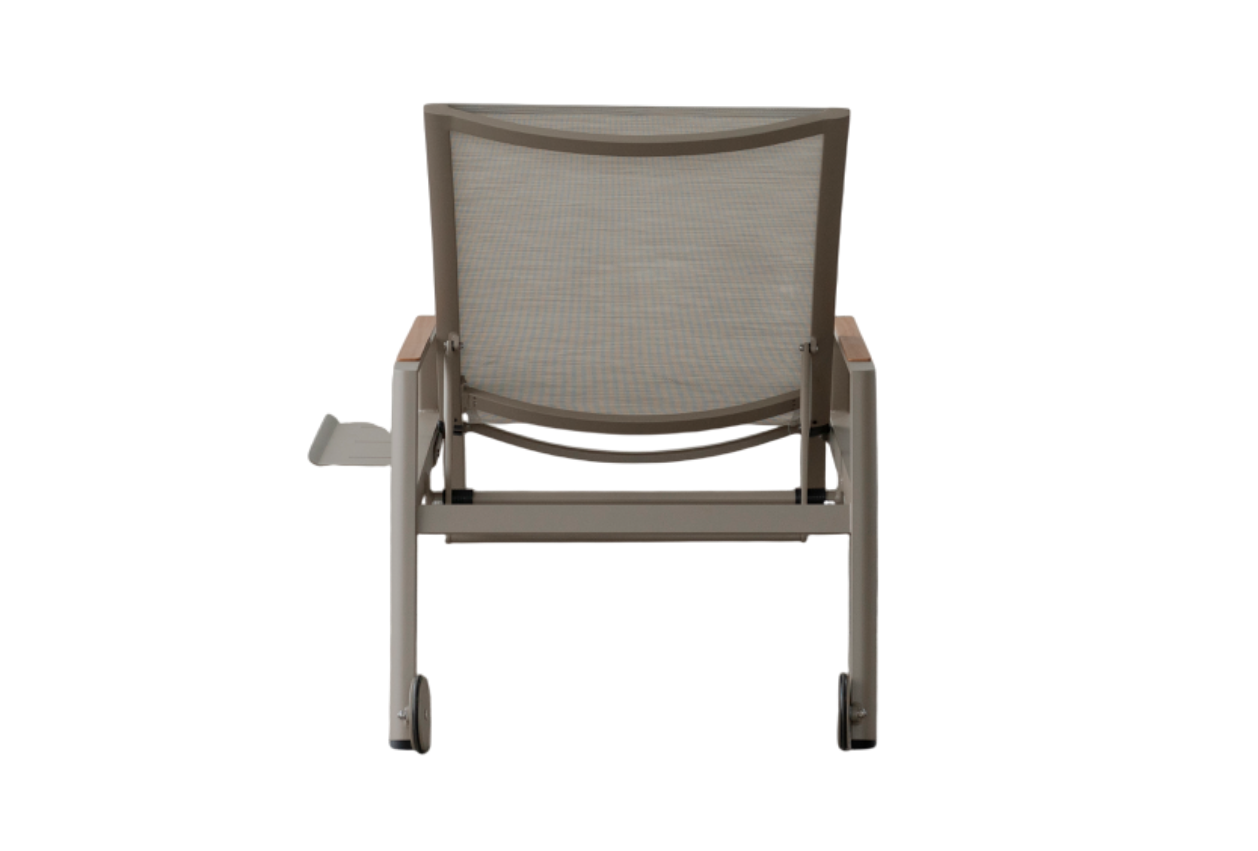 Capri Sling Chaise Lounge - Armrest